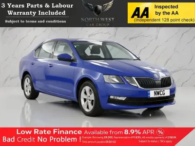 Used Skoda Octavia SE Technology 115 HP (84 kW) 2019 Blue Hatchback