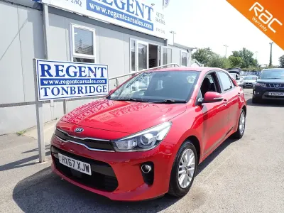 Used Kia Rio 98 HP (72 kW) 2017 Red Hatchback