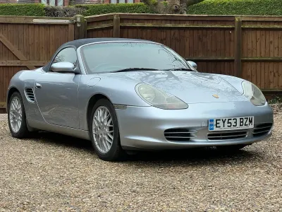 Used Porsche Boxster 260 HP (191 kW) 2003 Silver Cabriolet