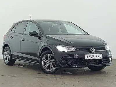 Used VW Polo R-line 95 HP (69 kW) 2024 Black Hatchback