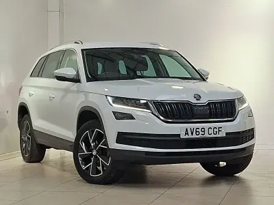 Used Skoda Kodiaq 150 HP (110 kW) 2019 White SUV