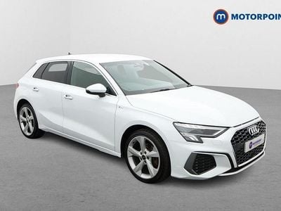 Used Audi A3 e-tron S-Line 2024 White Hatchback