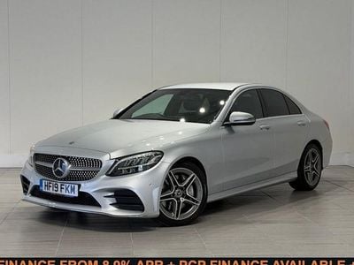 Used Mercedes C300 AMG line 258 HP (189 kW) 2019 Silver Sedan