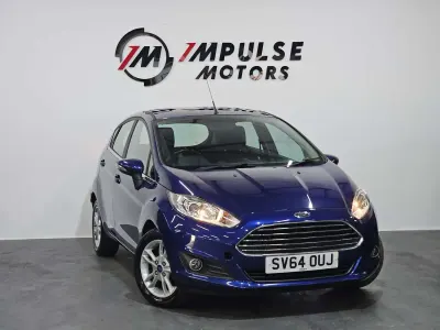 Used Ford Fiesta Zetec 2014 Blue Hatchback