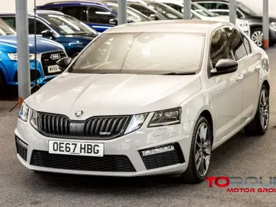 Begagnad Skoda Octavia vRS 184 HK (135 kW) 2017 Grå Halvkombi