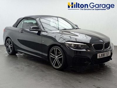Used BMW 218 M Sport 136 HP (100 kW) 2018 Black Cabriolet
