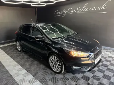 Used Ford Focus ST-Line 125 HP (91 kW) 2017 Black Hatchback