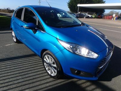 Used Ford Fiesta Titanium 2016 Blue Hatchback