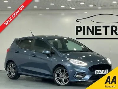 Used Ford Fiesta ST-Line 125 HP (91 kW) 2019 Blue Hatchback