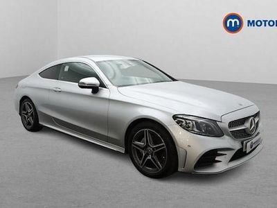Silver Used 2020 Mercedes C200 AMG Line Premium Coupe | £20,199 (Fair price)