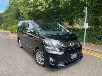 Black metallic Used 2014 Toyota Alphard Edition MPV | £18,999 (Expensive)