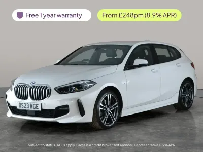Used BMW 118 M Sport 136 HP (100 kW) 2023 White Hatchback