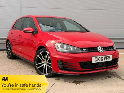 Used VW Golf VII GTD 2016 Red Hatchback