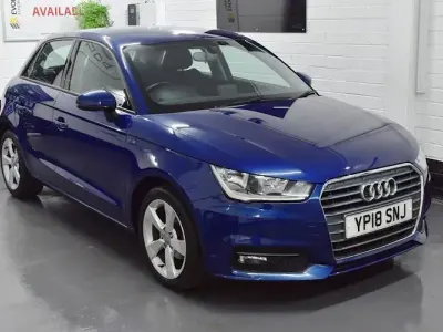 Used Audi A1 Sportback Sport 95 HP (69 kW) 2018 Blue Hatchback