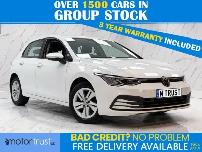 Used VW Golf VIII S 150 HP (110 kW) 2022 White Hatchback