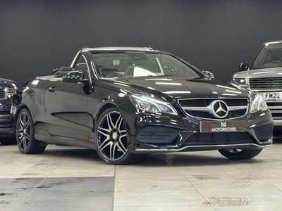 Used Mercedes E250 AMG line 204 HP (150 kW) 2015 Black Cabriolet