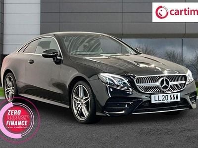 Used Mercedes E220 AMG line 194 HP (142 kW) 2020 Black Coupe