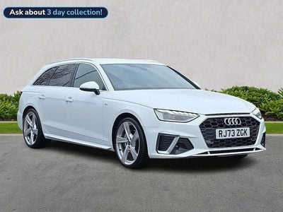 Used Audi A4 S-Line 204 HP (150 kW) 2023 White Estate