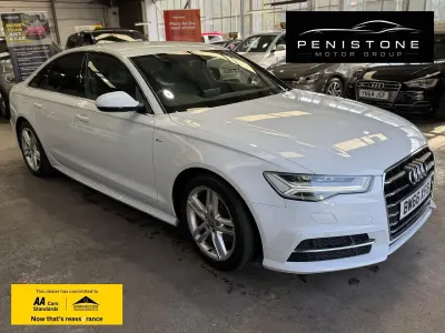 Used Audi A6 S-Line 190 HP (139 kW) 2016 White Sedan