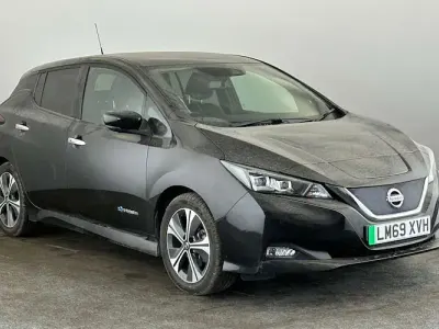 Used Nissan Leaf Tekna 110 kW (150 HP) 2020 Black Hatchback