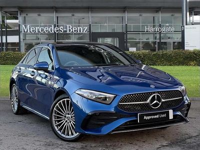 Blue Used 2024 Mercedes A250 AMG Line Premium Plus Sedan | £29,200 (Expensive)