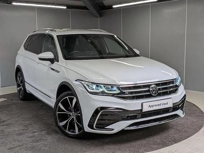Used VW Tiguan Allspace R-line 150 HP (110 kW) 2022 White SUV