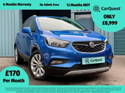 Used Vauxhall Mokka X Elite 2017 Blue SUV