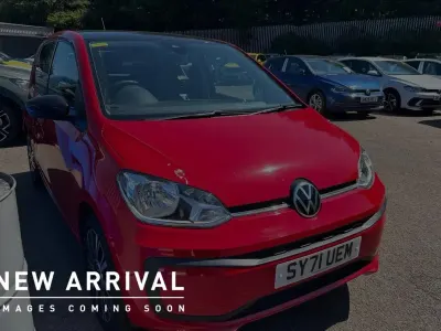 Used VW up! Black Edition 65 HP (47 kW) 2021 Red Hatchback