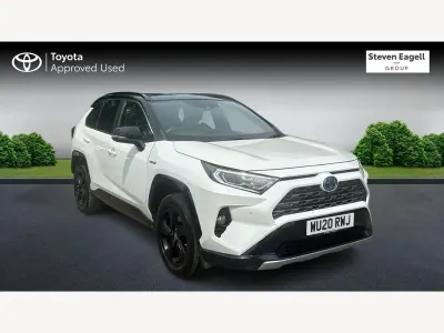 Used Toyota RAV4 218 HP (160 kW) 2020 White/black SUV