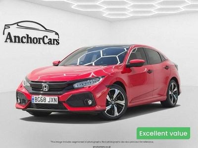 Begagnad Honda Civic EX 126 HK (92 kW) 2018 Röd Halvkombi