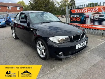 Used BMW 120 Coupé Sport Line 177 HP (130 kW) 2011 Black Coupe