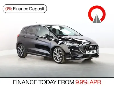 Used Ford Fiesta ST-Line 125 HP (91 kW) 2023 Black Hatchback