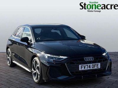 Used Audi A3 S-Line 150 HP (110 kW) 2024 Black Hatchback