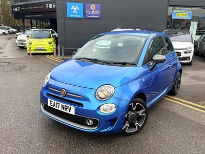 Blue Used 2017 Fiat 500 S Hatchback | £7,295 (Fair price)