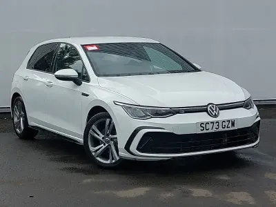Used VW Golf VIII R-line 150 HP (110 kW) 2024 White Hatchback