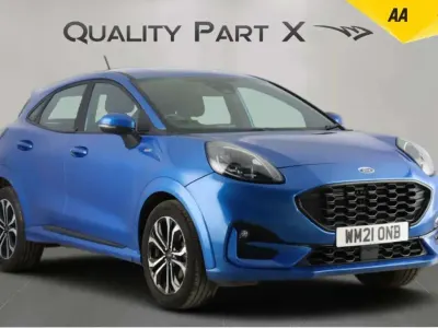 Usado Ford Puma ST-Line 125 HP (91 kW) 2021 Azul SUV