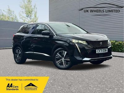 Black Used 2021 Peugeot 3008 Allure Hatchback | £13,990 (Fair price)