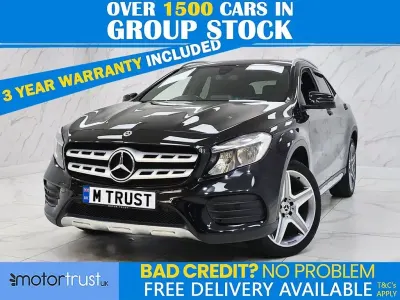 Käytetty Mercedes GLA200 AMG line 156 HP (114 kW) 2019 Musta Katumaasturi