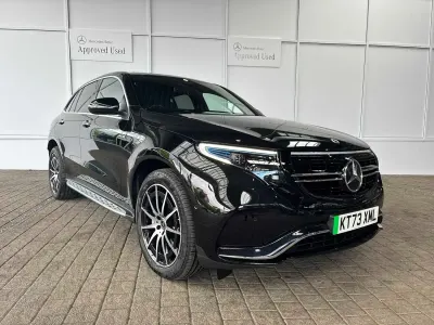 Used Mercedes EQC400 AMG line 300 kW (408 HP) 2023 Black SUV