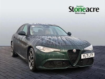 Green Used 2021 Alfa Romeo Giulia Veloce Sedan | £18,495 (Fair price)