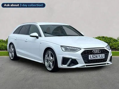 Used Audi A4 S-Line 204 HP (150 kW) 2024 White Estate