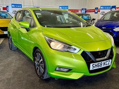 Begagnad Nissan Micra Acenta 71 HK (52 kW) 2018 Grön Halvkombi