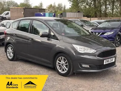 Begagnad Ford C-MAX Zetec 125 HK (91 kW) 2016 Grå Minibuss