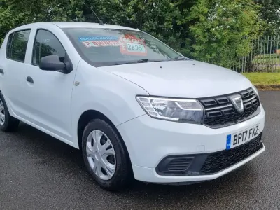 Used Dacia Sandero Ambiance 2017 White Hatchback