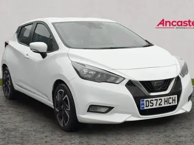 Second-hand Nissan Micra Acenta 91 CP (66 kW) 2022 Alb Hatchback