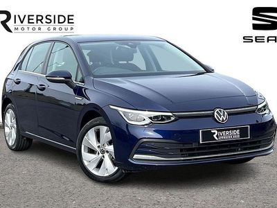 Used VW Golf VII Style 150 HP (110 kW) 2021 Atlantic blue Hatchback