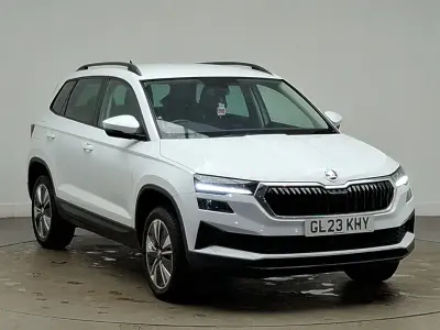 Used Skoda Karoq SE Drive 110 HP (80 kW) 2023 White SUV