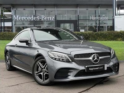 Used Mercedes C200 AMG line 180 HP (132 kW) 2022 Grey Coupe