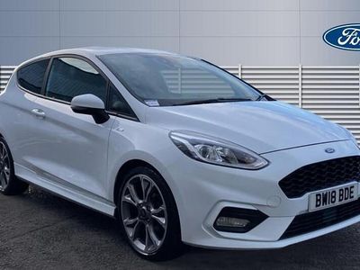White Used 2018 Ford Fiesta ST-Line Hatchback | £10,451 (Fair price)