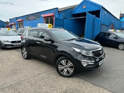 Used Kia Sportage 115 HP (84 kW) 2014 Black SUV